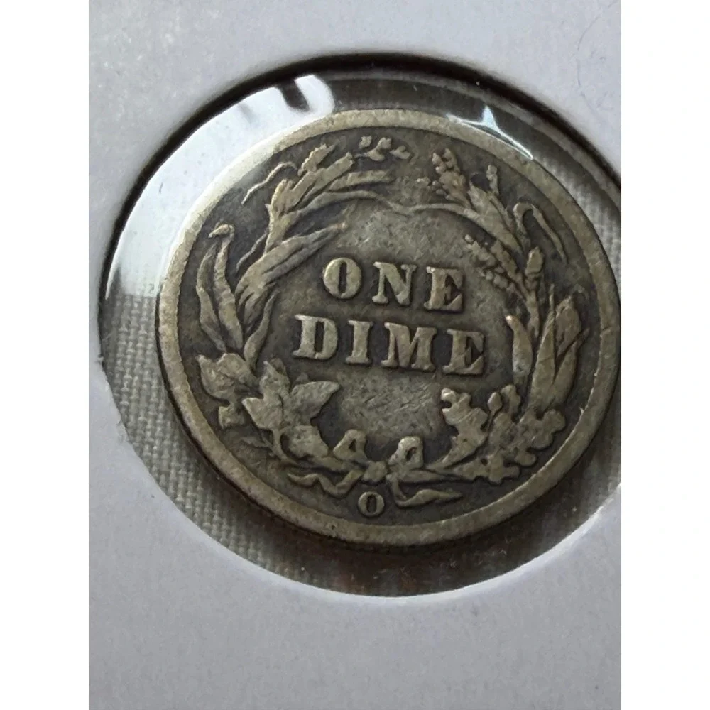 Lot of 6 Barber Silver Dimes 1902-O 1905-S 1909 1911 1912-S 1914-P US Coins